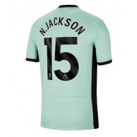 Camisa de Futebol Chelsea Nicolas Jackson #15 Equipamento Alternativo 2023-24 Manga Curta